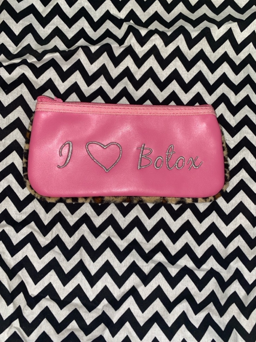 “I 🩷 Botox” Small Cosmetic & Medication Bag